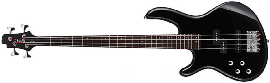 Cort Action Bass Plus Bk Gaucher - Black - Solid body electric bass - Main picture