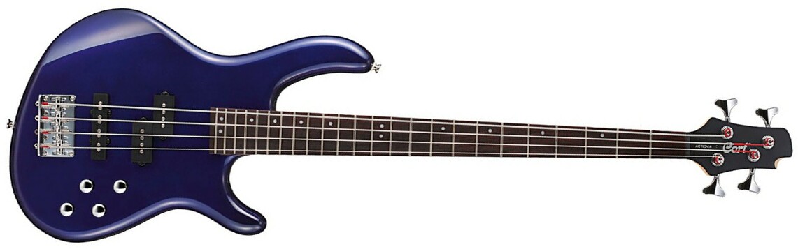 Cort Action Bass Plus Bm - Metallic Blue - Solid body electric bass - Main picture