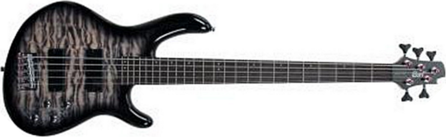 Cort Action Dlx V Plus Fgb 5-cordes Active Rw - Faded Gray Burst - Solid body electric bass - Main picture