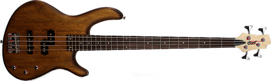 Cort Action Pj Opw - Open Pore Walnut - Solid body electric bass - Main picture
