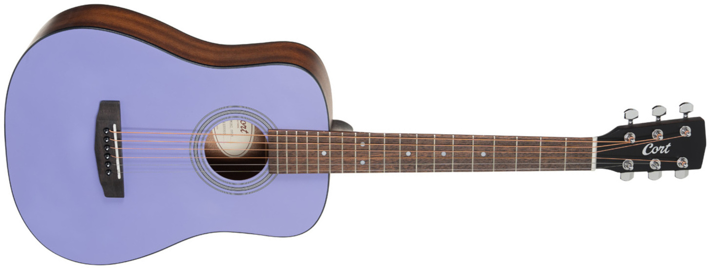 Cort Ad Mini Op Epicea Acajou Mer - Lavender - Folk guitar - Main picture