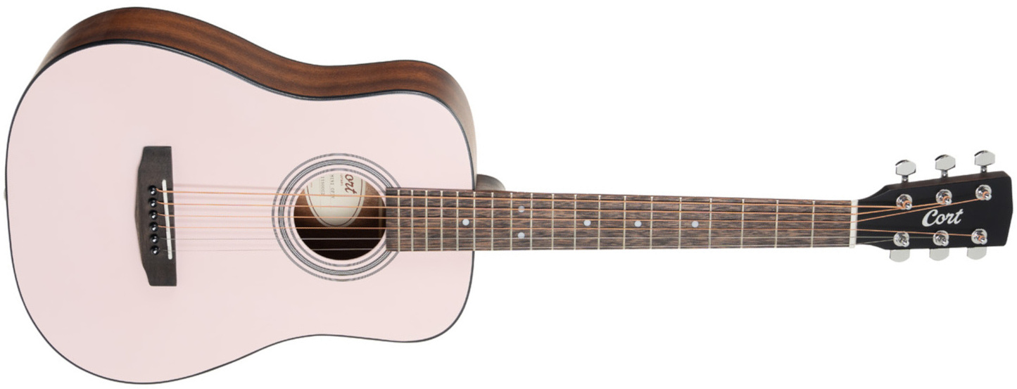 Cort Ad Mini Op Epicea Acajou Mer - Ivory - Folk guitar - Main picture