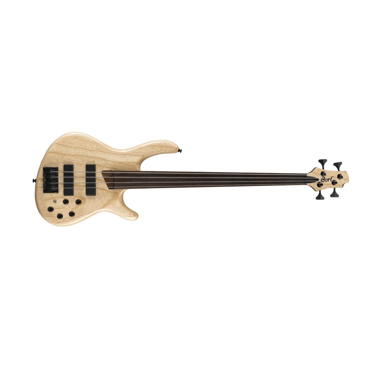Cort Artisan B4flp Plus As Opn Fretless 2016 - Natural Open Pore - Solid body electric bass - Main picture