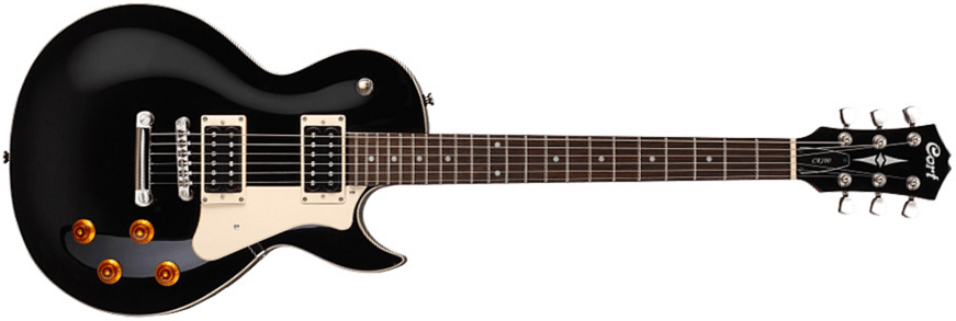 Cort Cr100 Bk Classic Rock Hh Ht - Black - Single cut electric guitar - Main picture