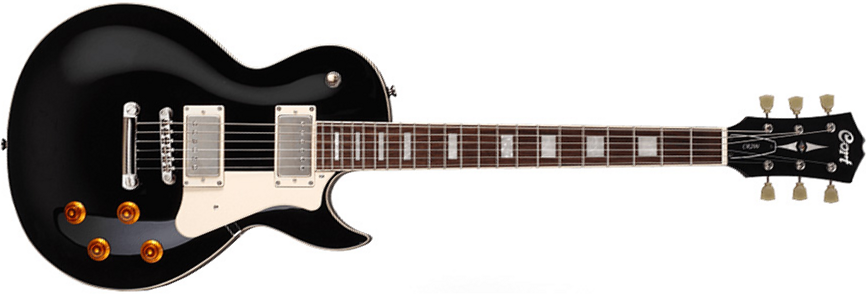 Cort Cr200 Bk Classic Rock Hh Ht - Black - Single cut electric guitar - Main picture