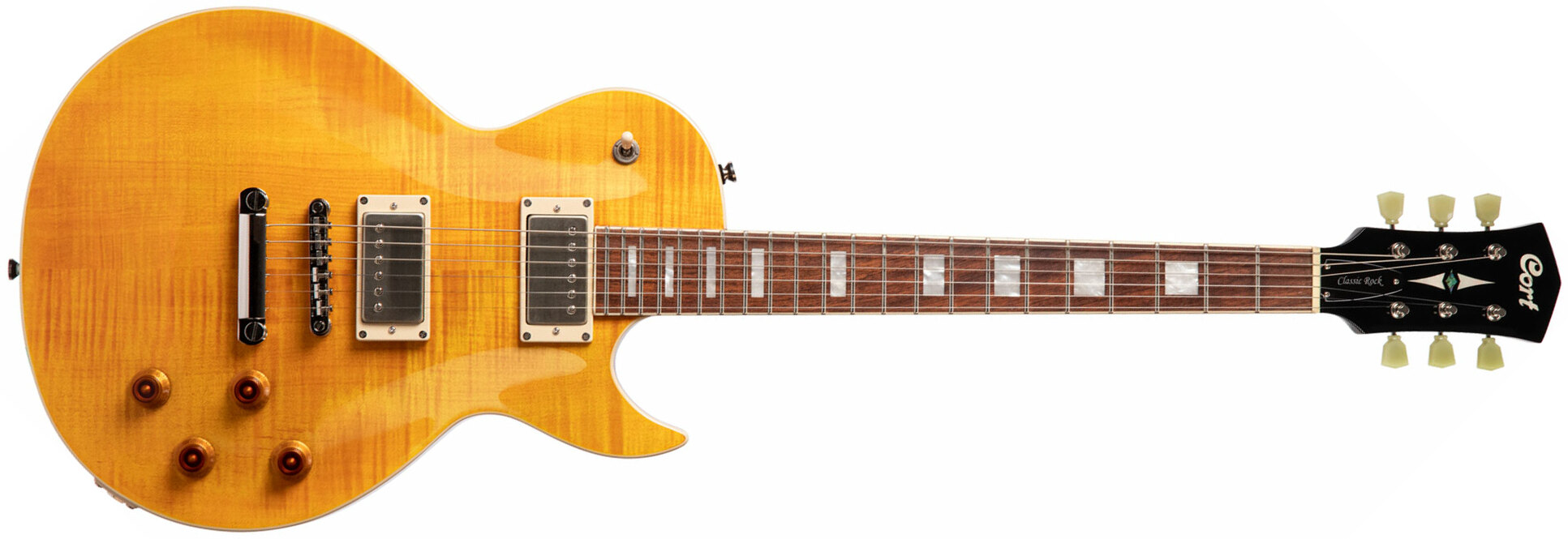Cort Cr250 Ata Classic Rock Ht Hh Jat - Ambre Antique - Single cut electric guitar - Main picture