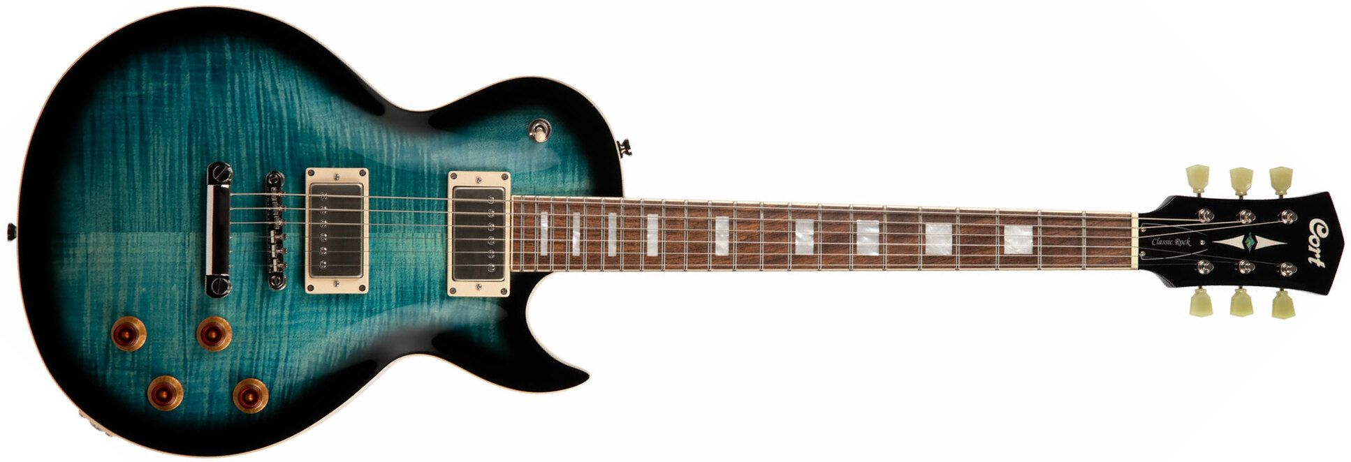 Cort Cr250 Dbb Classic Rock Ht Hh Jat - Dark Blue Burst - Single cut electric guitar - Main picture