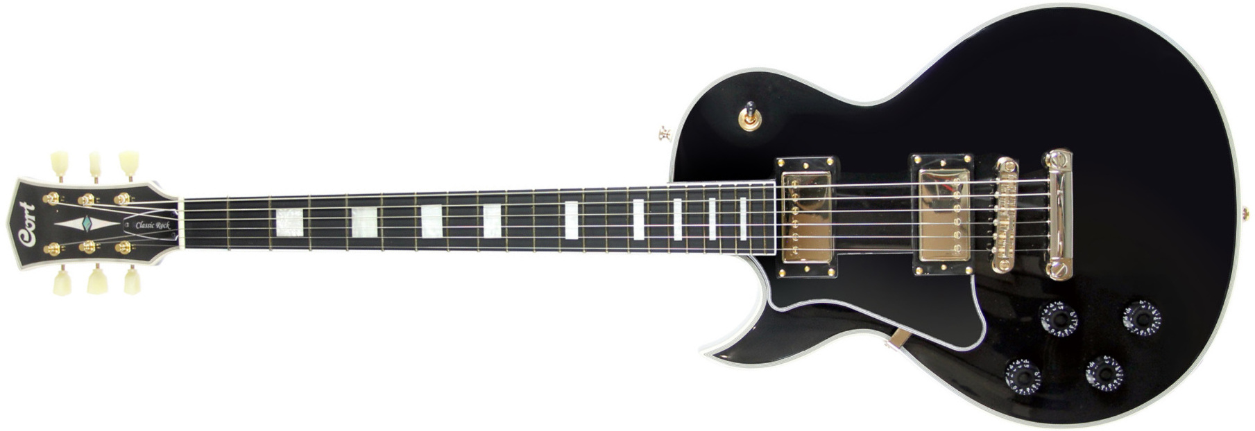 Cort Cr270 Gaucher Ht Hh Mi - Black - Single cut electric guitar - Main picture