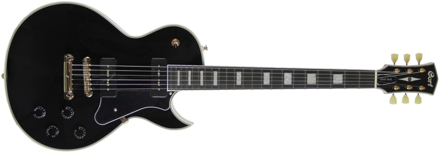 Cort Cr270 Ht P-90 Mi - Black - Single cut electric guitar - Main picture