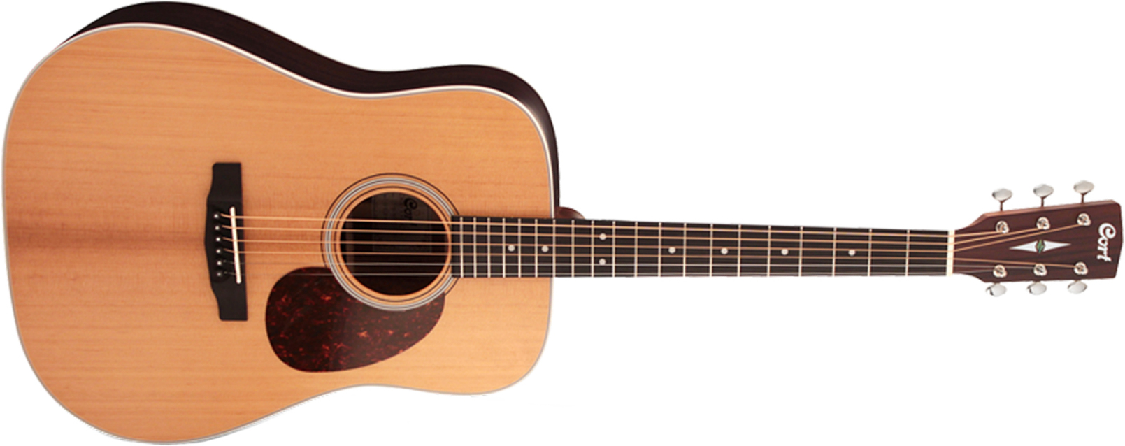 Cort Earth 200 Atv Dreadnought Epicea Pau Ferro Eb - Natural - Acoustic guitar & electro - Main picture