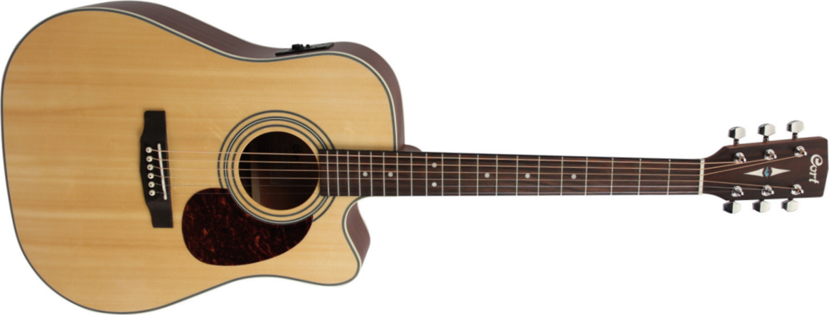 Cort Earth 70ce - Natural Open Pore - Electro acoustic guitar - Main picture