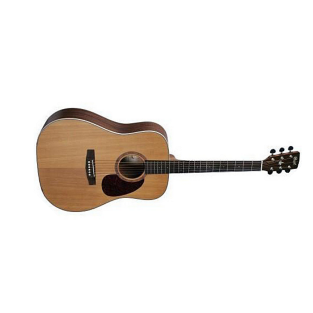 Cort Earth100c Dreadnought Cedre Acajou - Natural - Acoustic guitar & electro - Main picture