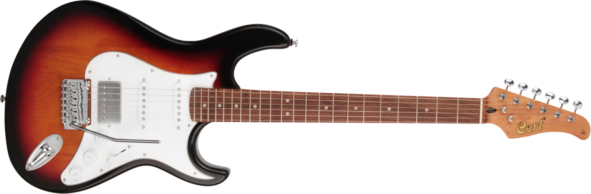 Cort G260cs Hss Trem Pau - 3 Tone Sunburst - Str shape electric guitar - Main picture