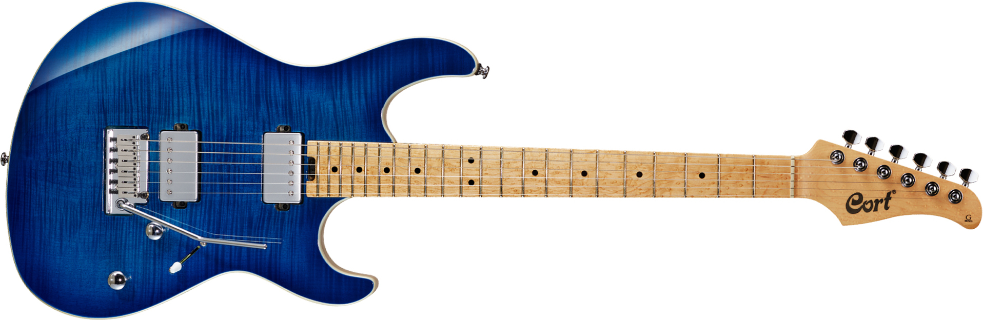 Cort G290 Fat Bbb Hh Trem Mn - Blue Burst - Str shape electric guitar - Main picture