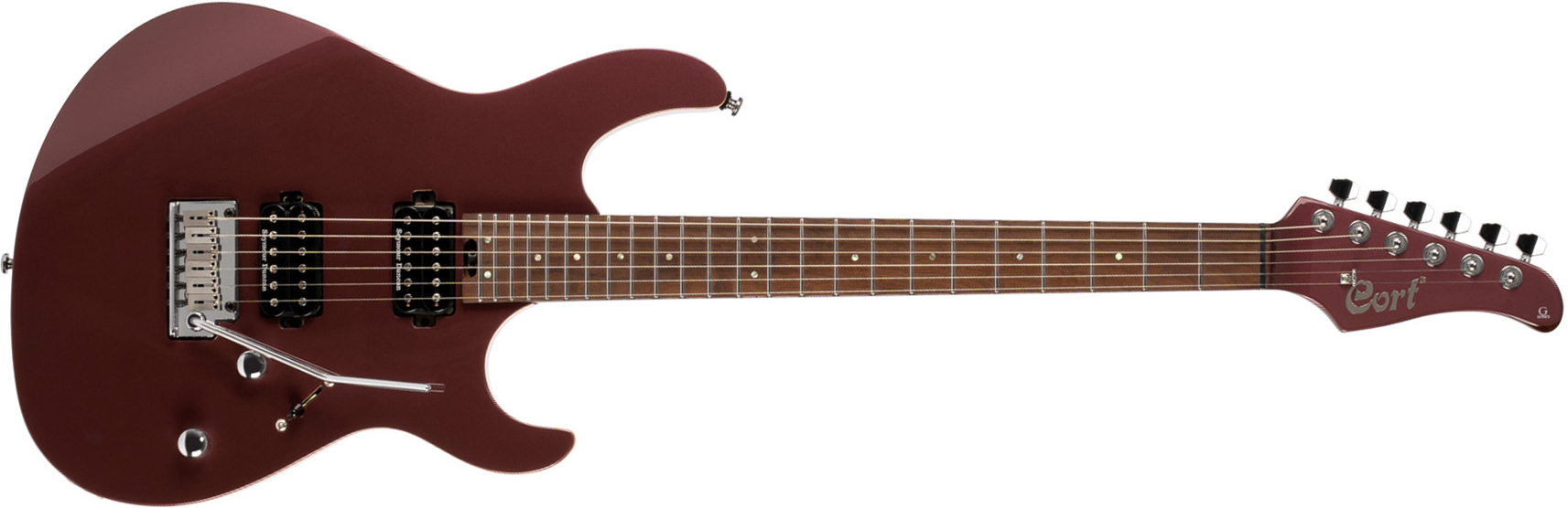 Cort G300 Pro Hh Trem Mn - Vivid Burgundy - Str shape electric guitar - Main picture