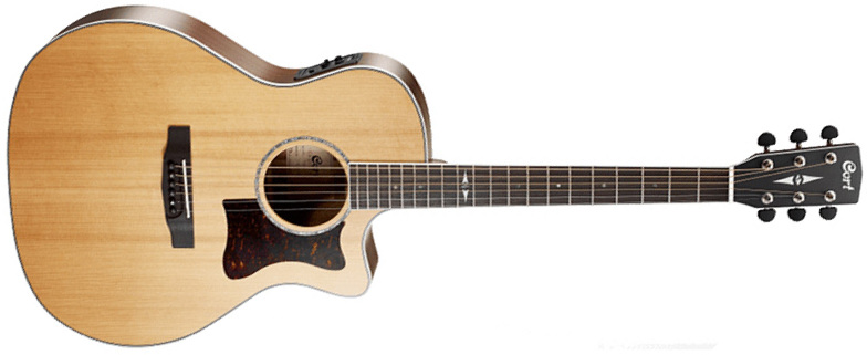 Cort Ga5f-bw Ns Grand Regal Auditorium Cw Cedre Blackwood 2016 - Natural Satin - Electro acoustic guitar - Main picture