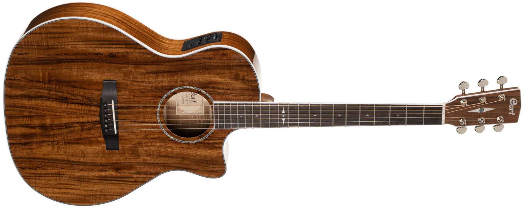 Cort Ga5fkoanat Electro Koa - Natural - Folk guitar - Main picture