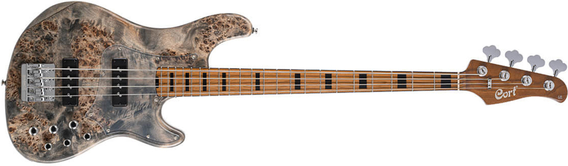 Cort Gb Modern 4 Active Mn - Open Pore Charcoal Gray - Solid body electric bass - Main picture