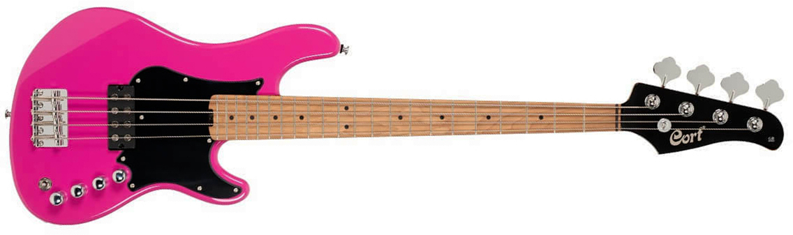 Cort Gb Short Scale Bass Shsc Active Mn - Fandango Purple - Solid body electric bass - Main picture
