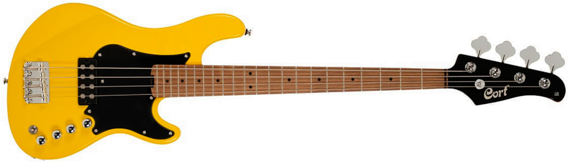 Cort Gb Short Scale Bass Shsc Active Mn - Yellow Crush - Solid body electric bass - Main picture