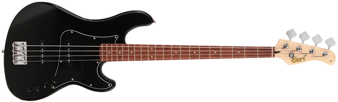 Cort Gb34jj Active Jat - Black - Solid body electric bass - Main picture