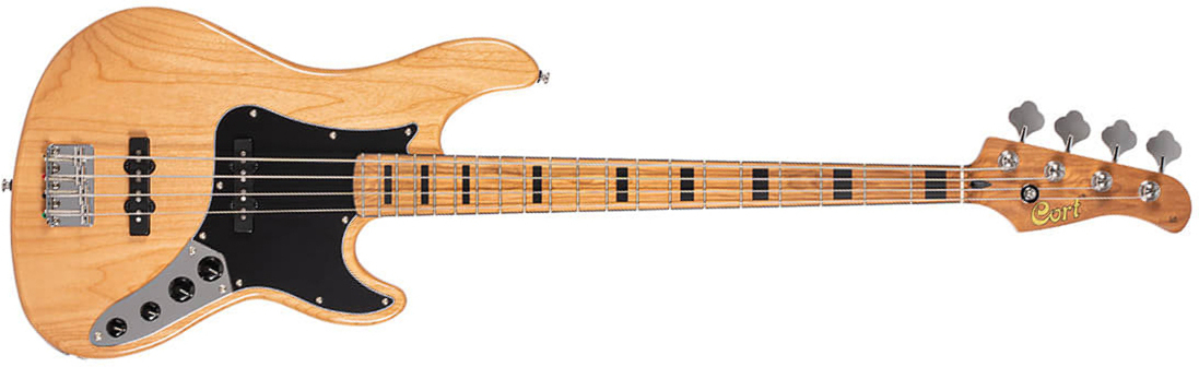 Cort Gb64jj Active Mn - Natural - Solid body electric bass - Main picture