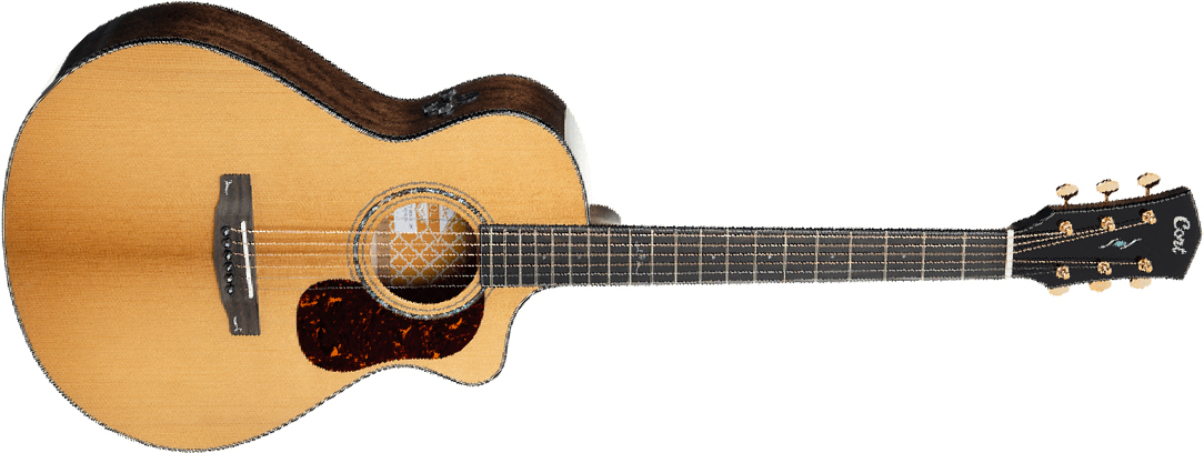 Cort Gold-mc6 Ovangkol Concert Cw Epicea Ovangkol Eb - Natural - Folk guitar - Main picture