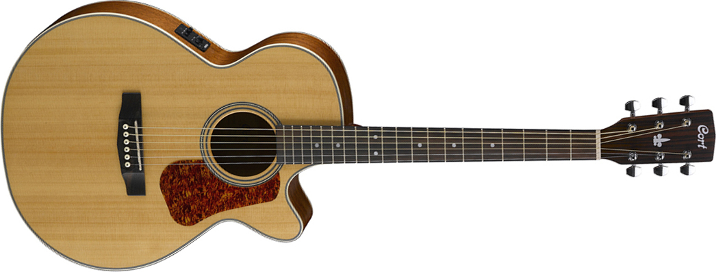 Cort L100f Luce Concert Cw Epicea Acajou Ova - Natural Satin - Electro acoustic guitar - Main picture