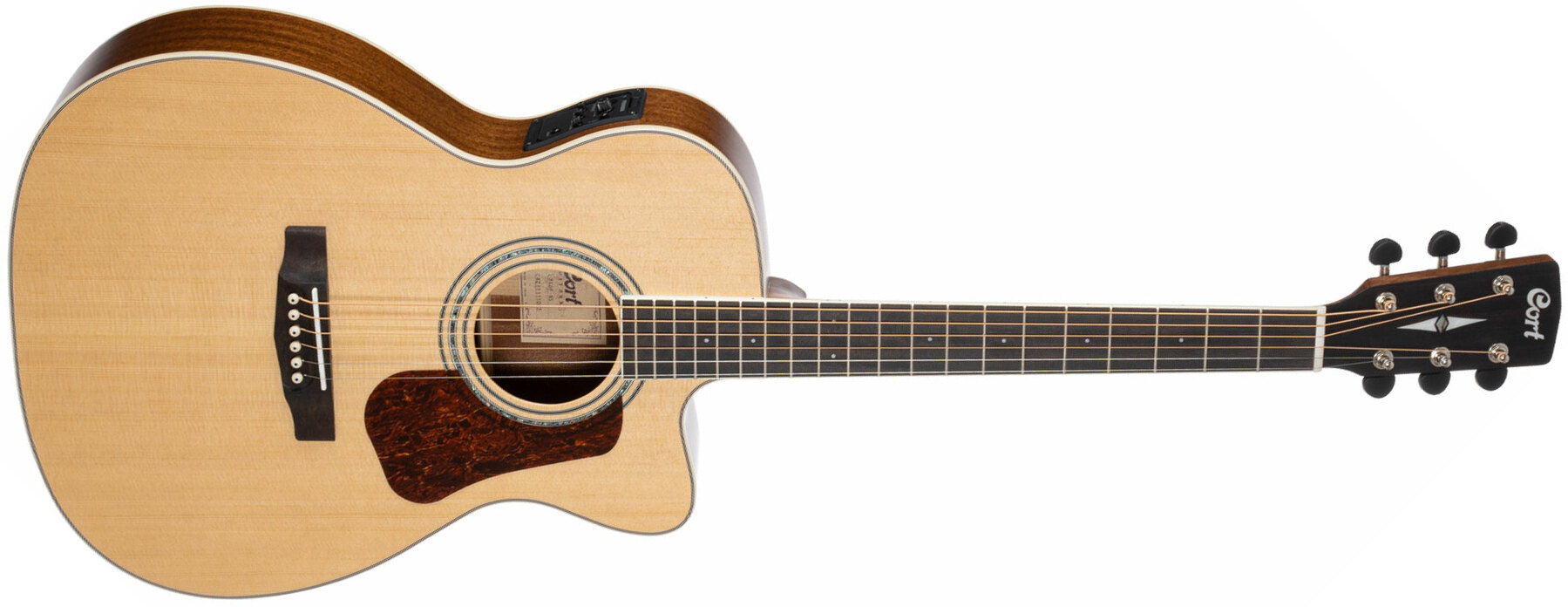 Cort L710f Luce Orchestra Model Om Cw Epicea Acajou Ova - Natural Satin - Electro acoustic guitar - Main picture