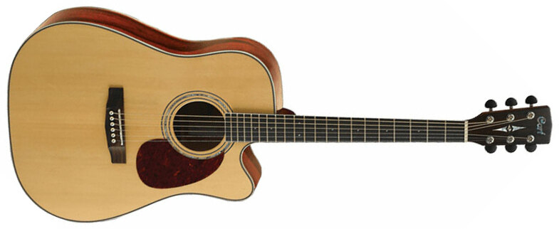 Cort Mr710f-md Nat Dreadnought Cw Electro Epicea Palissandre Rw - Natural - Electro acoustic guitar - Main picture