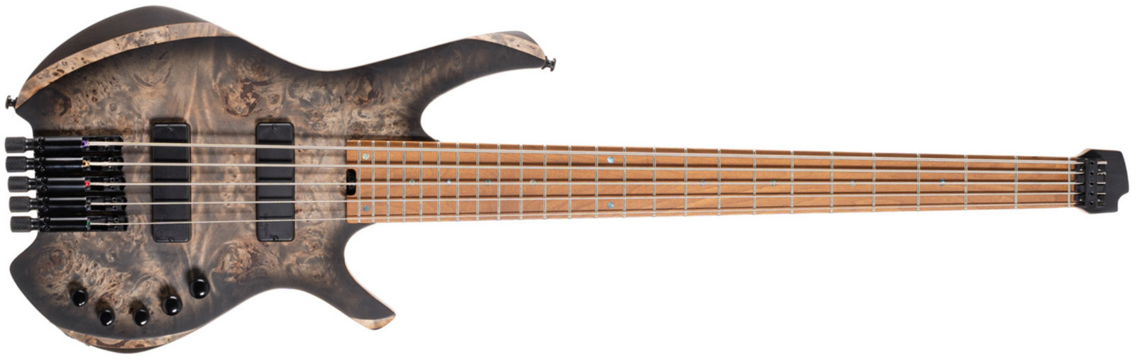 Cort Space 5 5-cordes Bartolini Mn - Star Dust Black - Solid body electric bass - Main picture