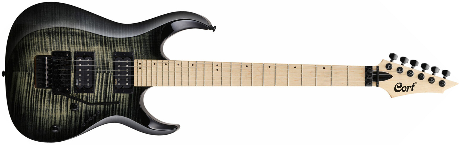 Cort X300 Fr Hh Mn - Grey Burst - Str shape electric guitar - Main picture