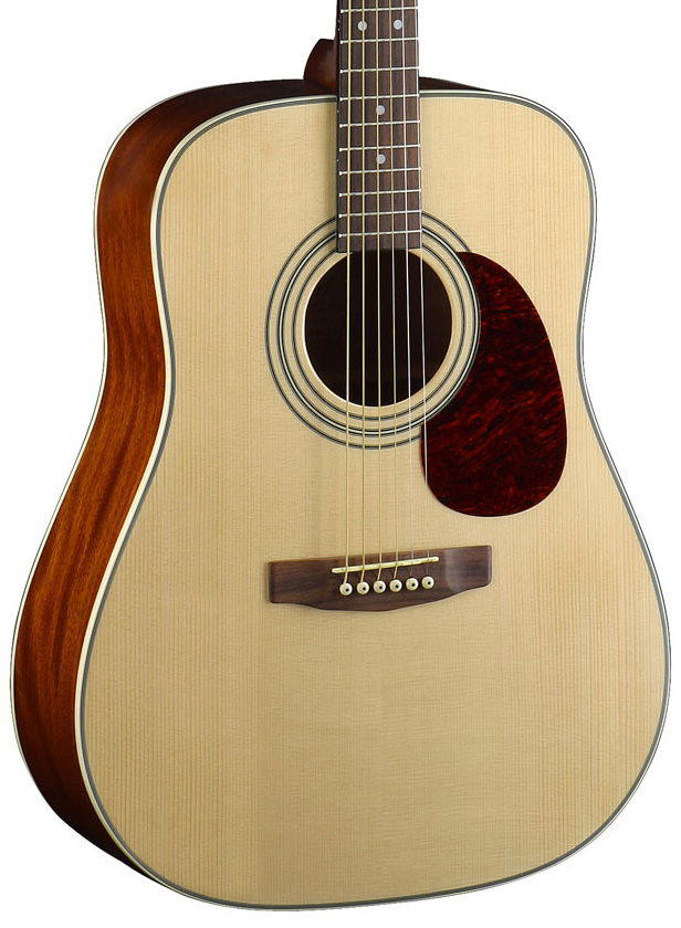 Cort Earth 70 Dreadnought Epicea Acajou Rw - Natural Gloss - Acoustic guitar & electro - Variation 2