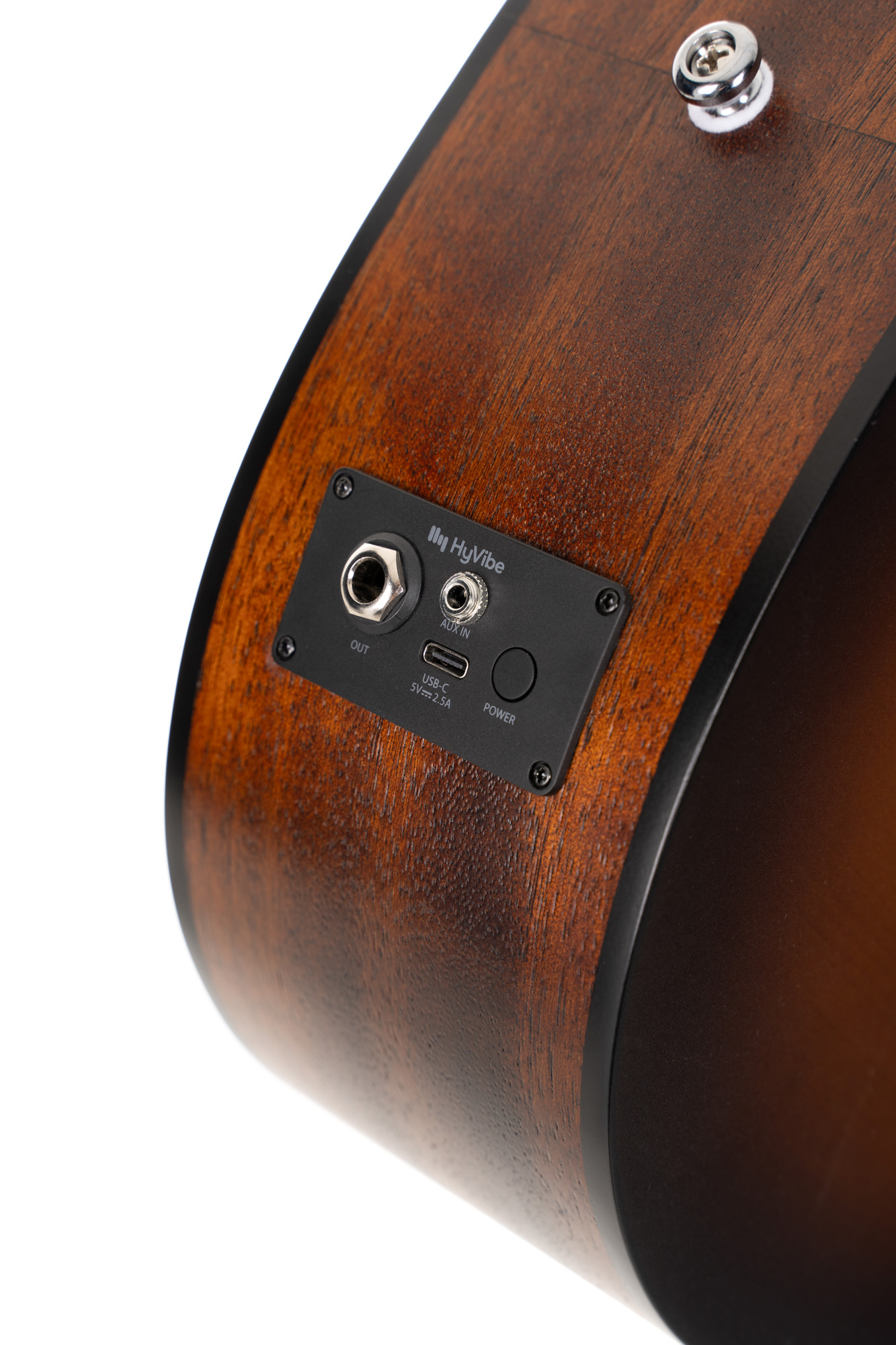 Cort Earth Go Hyvibe Epicea Acajou Lau - Brown Burst - Folk guitar - Variation 2