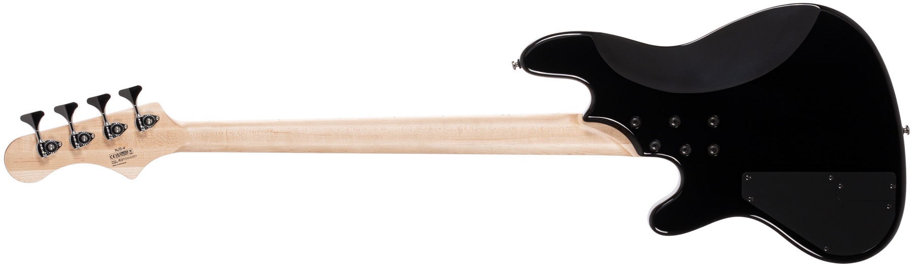 Cort Elrick Njs 4c Active Bartolini Mn - Black - Solid body electric bass - Variation 1