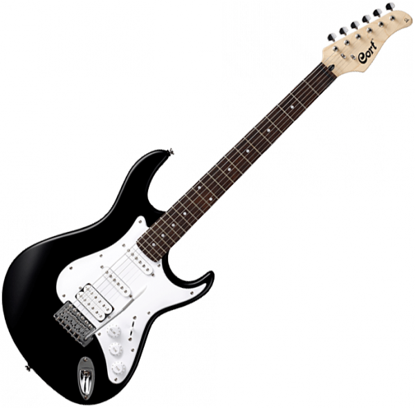 Cort G110 BK - black Solid body electric guitar black