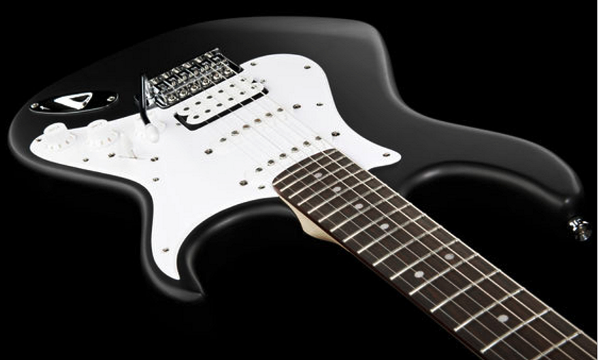 Cort G110 Bk Hss Trem - Black - Str shape electric guitar - Variation 2