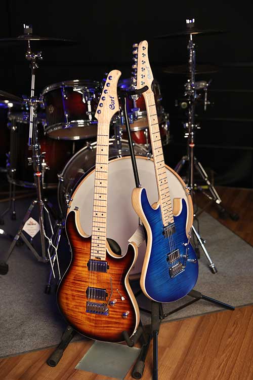 Cort G290 Fat Bbb Hh Trem Mn - Blue Burst - Str shape electric guitar - Variation 5