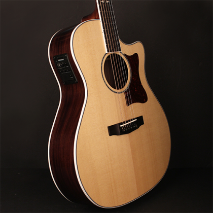 Cort Ga5f-pf Grand Regal Auditorium Cw Epicea Pau Ferro Ova - Natural - Electro acoustic guitar - Variation 1