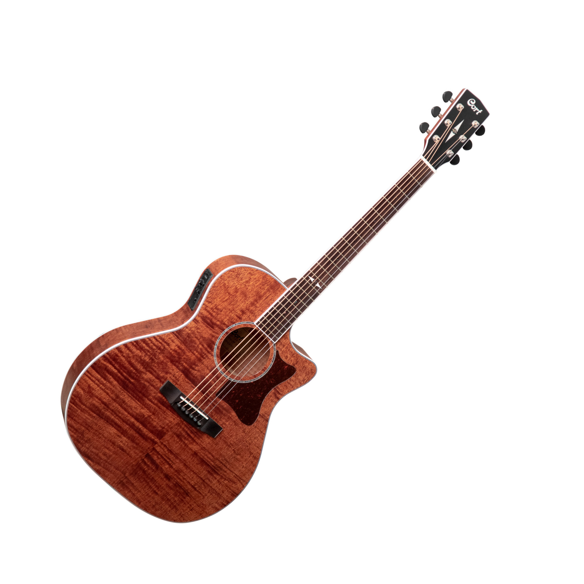 Cort Ga5ffmhop Electro Acajou - Natural - Folk guitar - Variation 1