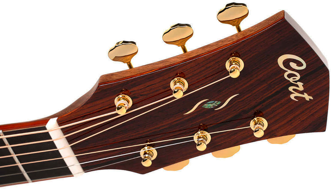 Cort Gold A10 Cocobolo Grand Auditorium Cw Epicea Cocobolo Eb - Natural - Folk guitar - Variation 8