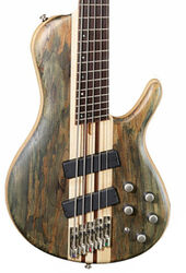 Solid body electric bass Cort A5 Plus SCMS OPTG Artisan - Trans gray