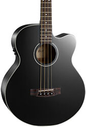 Acoustic bass Cort AB850FB + Housse - Black gloss