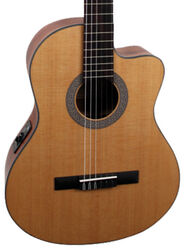 Classical guitar 4/4 size Cort AC120CE - Natural open pore