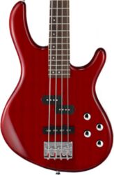 Solid body electric bass Cort Action Bass Plus TR - Trans red