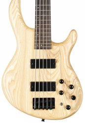 Solid body electric bass Cort Action DLX V AS OPN - Natural