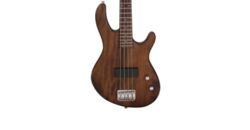 Electric bass for kids Cort Action Junior - Open pore walnut