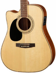 Acoustic guitar & electro Cort AD880CE LH - Natural satin