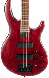 Solid body electric bass Cort Artisan B4 Element - Burgundy