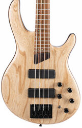Solid body electric bass Cort Artisan B4 Element - Open pore natural
